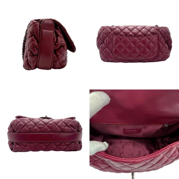 Chanel Shoulder Bag Bordeaux Lambskin - Picture 1 of 5